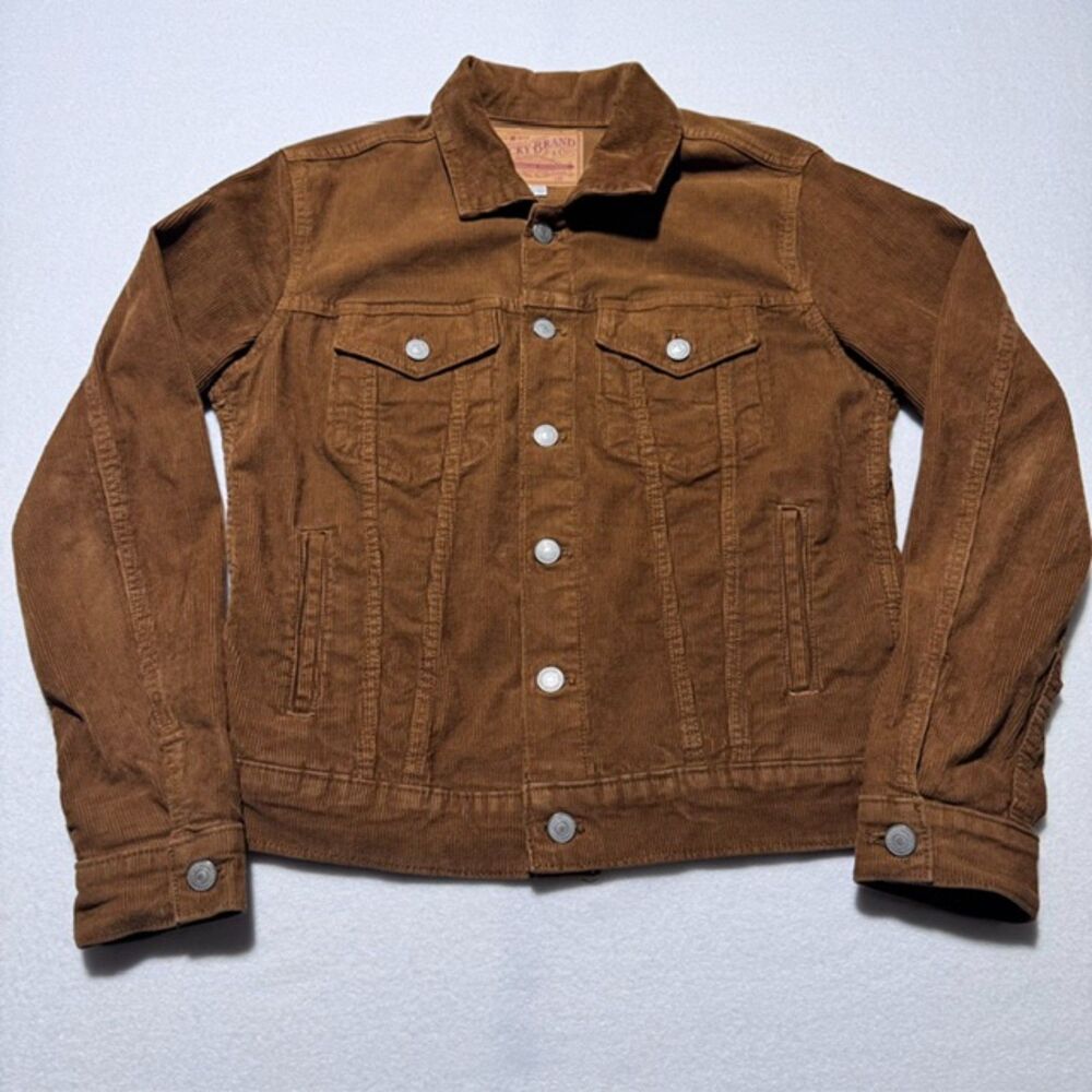 Vintage style Lucky Brand brown corduroy trucker jacket 🤎✨